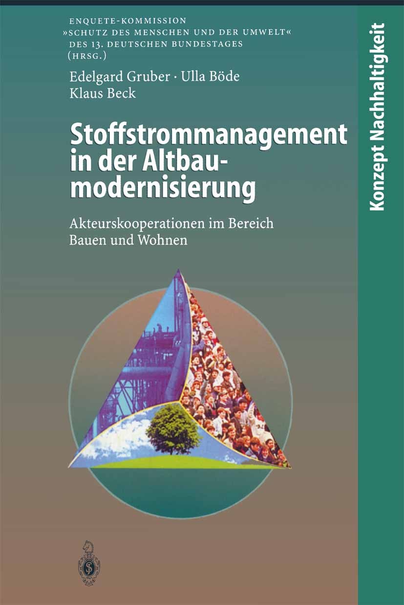 Titlebook: Stoffstrommanagement in der Altbaumodernisierung; Akteurskooperationen Edelgard Gruber,Ulla Böde,Klaus Beck Book 1999 Springer-Verlag Berli Titlebook: Stoffstrommanagement in der Altbaumodernisierung; Akteurskooperationen Edelgard Gruber,Ulla Böde,Klaus Beck Book 1999 Springer-Verlag Berli