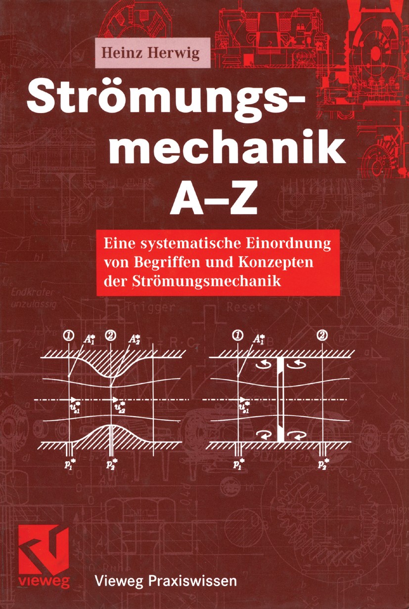 Titlebook: Strömungsmechanik A-Z; Eine systematische E Heinz Herwig Book 2004 Friedr. Vieweg & Sohn Verlag/GWV Fachverlage GmbH, Wiesbaden 2004 Aerost Titlebook: Strömungsmechanik A-Z; Eine systematische E Heinz Herwig Book 2004 Friedr. Vieweg & Sohn Verlag/GWV Fachverlage GmbH, Wiesbaden 2004 Aerost