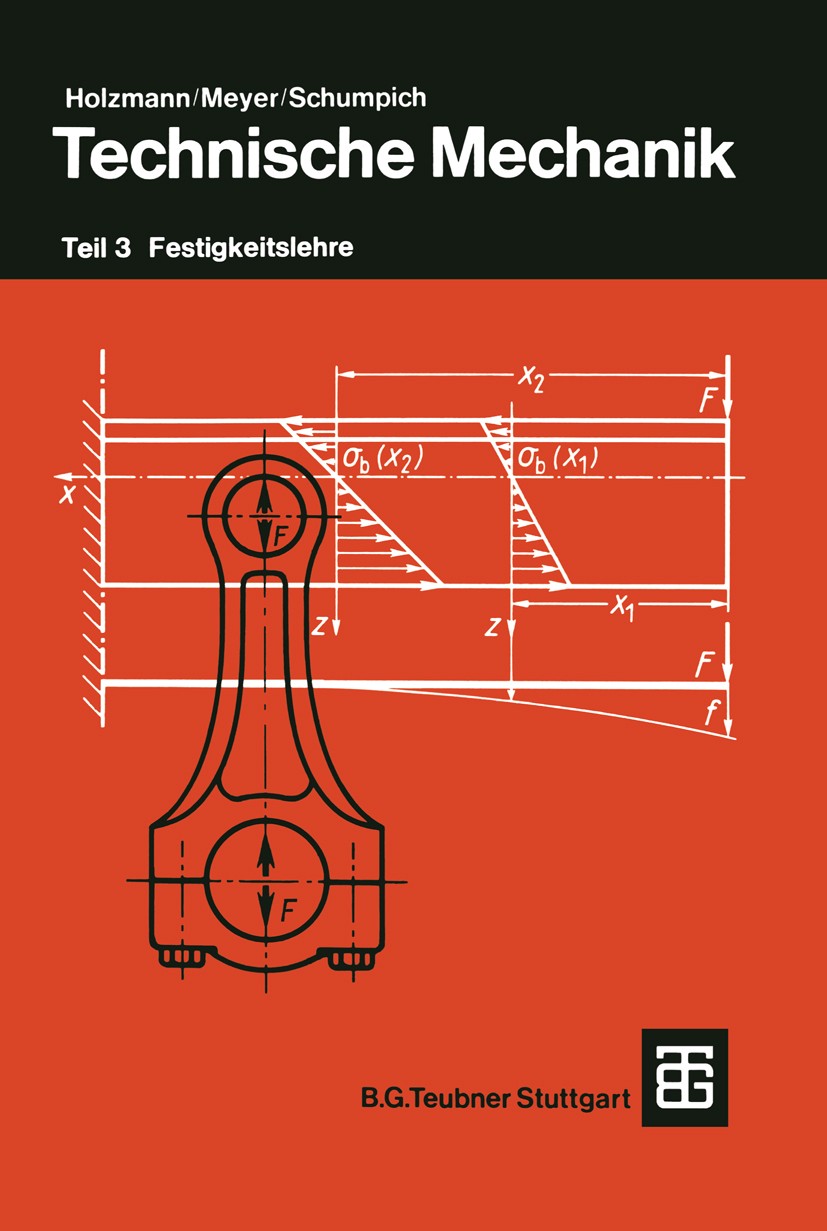 Titlebook: Technische Mechanik; Teil 3: Festigkeitsl Günther Holzmann,Meyer,Schumpich Textbook 19757th edition Springer Fachmedien Wiesbaden 1975 Balk Titlebook: Technische Mechanik; Teil 3: Festigkeitsl Günther Holzmann,Meyer,Schumpich Textbook 19757th edition Springer Fachmedien Wiesbaden 1975 Balk