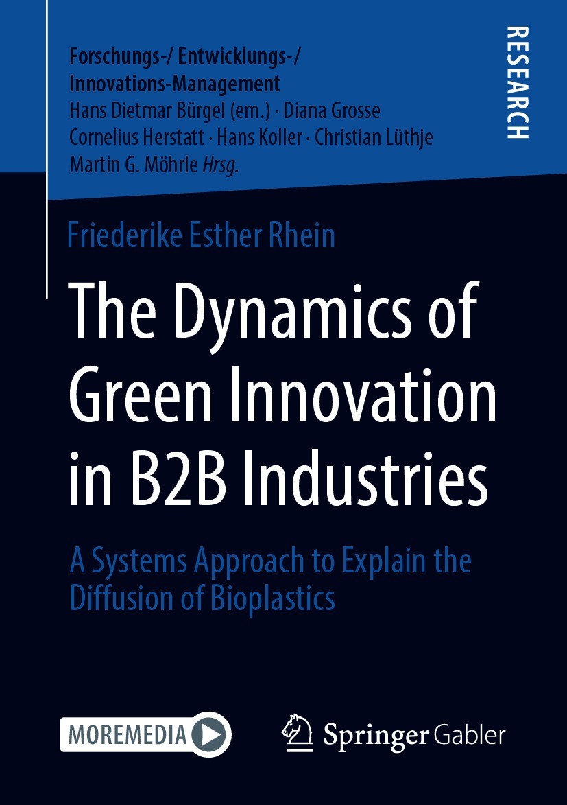 Titlebook: The Dynamics of Green Innovation in B2B Industries; A Systems Approach t Friederike Esther Rhein Book 2021 The Editor(s) (if applicable) an Titlebook: The Dynamics of Green Innovation in B2B Industries; A Systems Approach t Friederike Esther Rhein Book 2021 The Editor(s) (if applicable) an