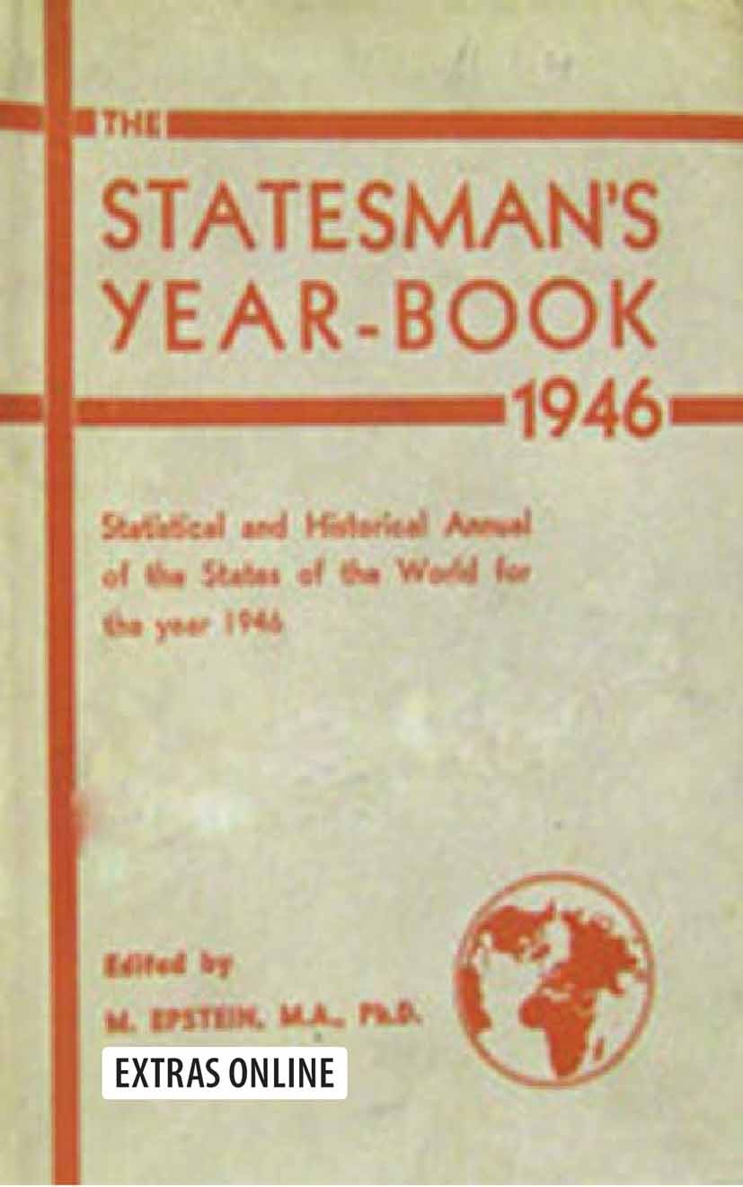 Titlebook: The Statesman‘s Year-Book; Statistical and Hist M. Epstein (Fellow of the Royal Geographical, of t Book 1946Latest edition Palgrave Macmill Titlebook: The Statesman‘s Year-Book; Statistical and Hist M. Epstein (Fellow of the Royal Geographical, of t Book 1946Latest edition Palgrave Macmill