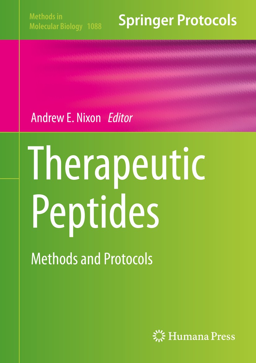 Titlebook: Therapeutic Peptides; Methods and Protocol Andrew E. Nixon Book 2014 Springer Science+Business Media, LLC 2014 Heterovalent ligands.Library Titlebook: Therapeutic Peptides; Methods and Protocol Andrew E. Nixon Book 2014 Springer Science+Business Media, LLC 2014 Heterovalent ligands.Library