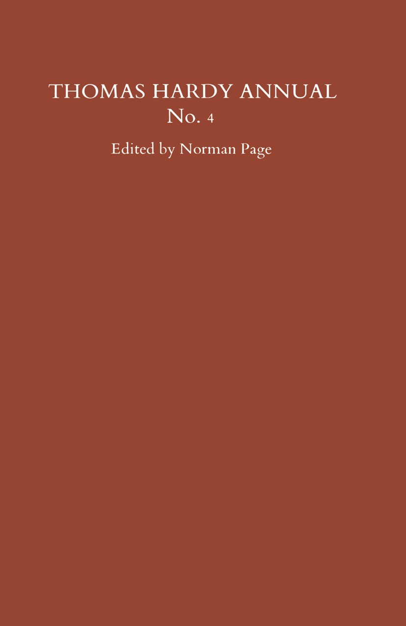 Titlebook: Hardy, Thomas, Annual; Norman Page Book 1986 Palgrave Macmillan, a division of Macmillan Publishers Limited 1986 history of literature.lit Titlebook: Hardy, Thomas, Annual; Norman Page Book 1986 Palgrave Macmillan, a division of Macmillan Publishers Limited 1986 history of literature.lit