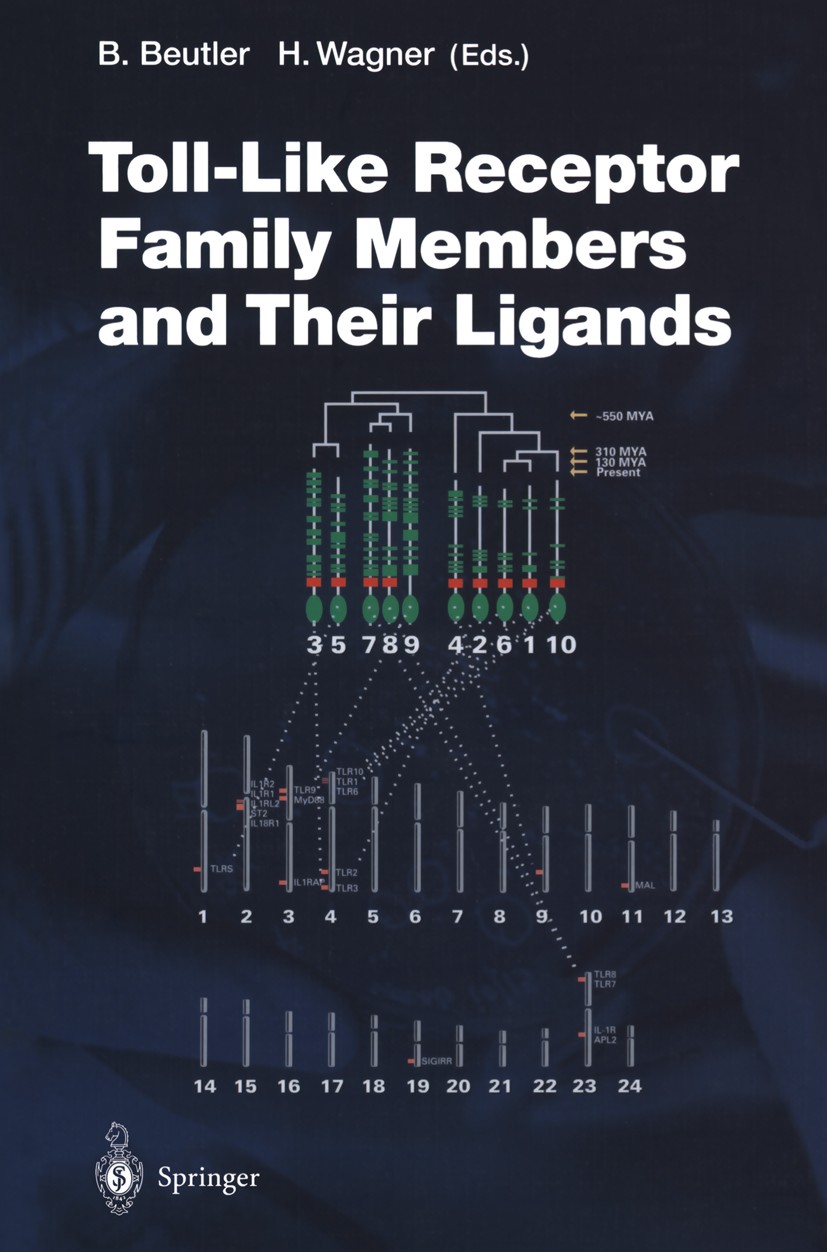Titlebook: Toll-Like Receptor Family Members and Their Ligands; Bruce Beutler,Hermann Wagner Book 2002 The Editor(s) (if applicable) and The Author(s Titlebook: Toll-Like Receptor Family Members and Their Ligands; Bruce Beutler,Hermann Wagner Book 2002 The Editor(s) (if applicable) and The Author(s