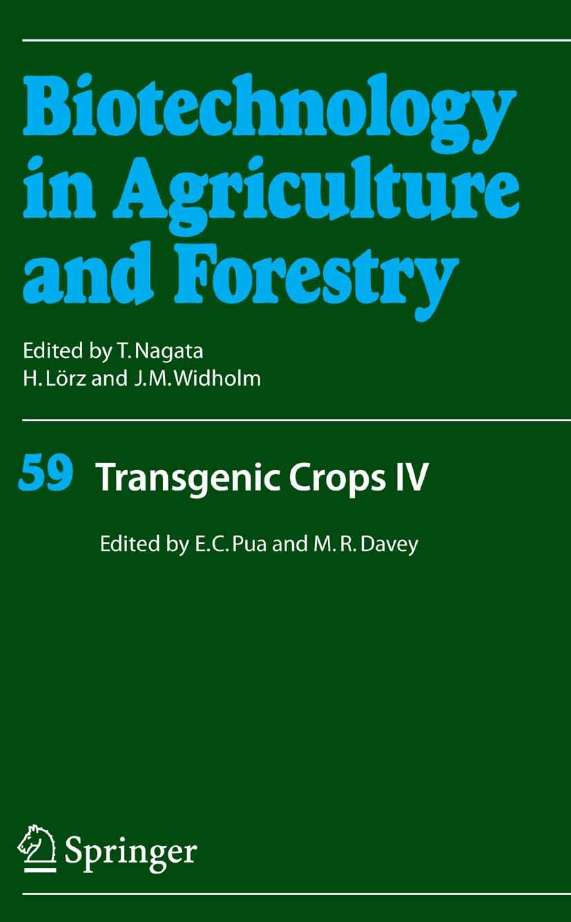 Titlebook: Transgenic Crops IV; Eng-Chong Pua,Michael R. Davey Book 2007 Springer-Verlag Berlin Heidelberg 2007 Expression.Fruit.Penetration.bean.bio Titlebook: Transgenic Crops IV; Eng-Chong Pua,Michael R. Davey Book 2007 Springer-Verlag Berlin Heidelberg 2007 Expression.Fruit.Penetration.bean.bio