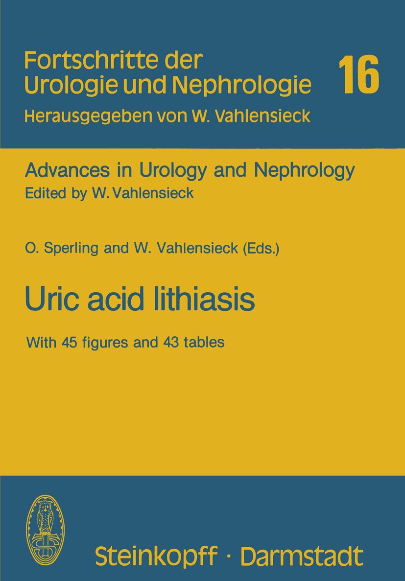 Titlebook: Uric acid lithiasis; Workshop Tel Aviv 10 O. Sperling,W. Vahlensieck Conference proceedings 1981 Dr. Dietrich Steinkopff Verlag, GmbH & Co. Titlebook: Uric acid lithiasis; Workshop Tel Aviv 10 O. Sperling,W. Vahlensieck Conference proceedings 1981 Dr. Dietrich Steinkopff Verlag, GmbH & Co.