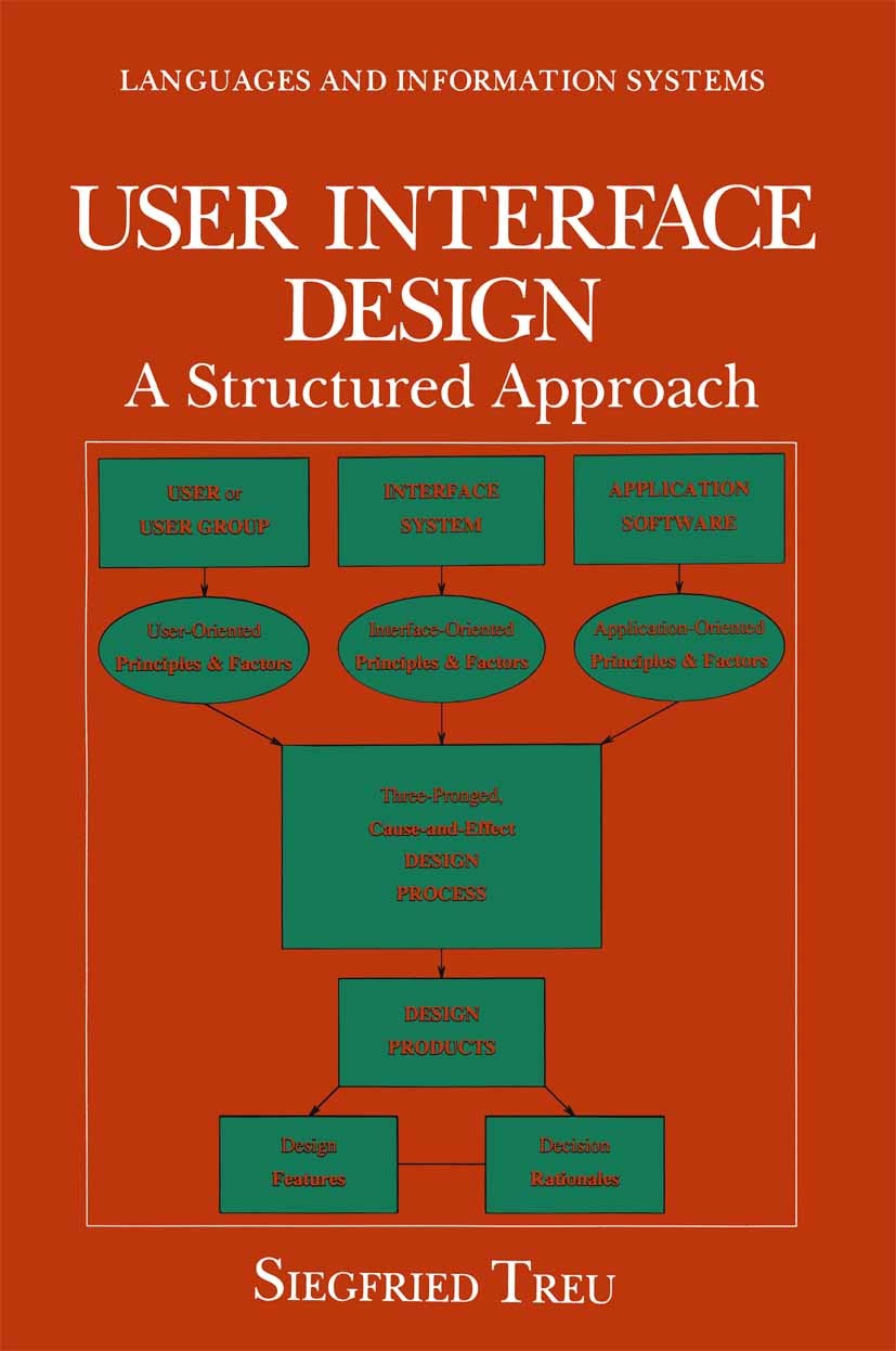 Titlebook: User Interface Design; A Structured Approac Siegfried Treu Book 1994 Springer Science+Business Media New York 1994 Design.Interaction.Inter Titlebook: User Interface Design; A Structured Approac Siegfried Treu Book 1994 Springer Science+Business Media New York 1994 Design.Interaction.Inter