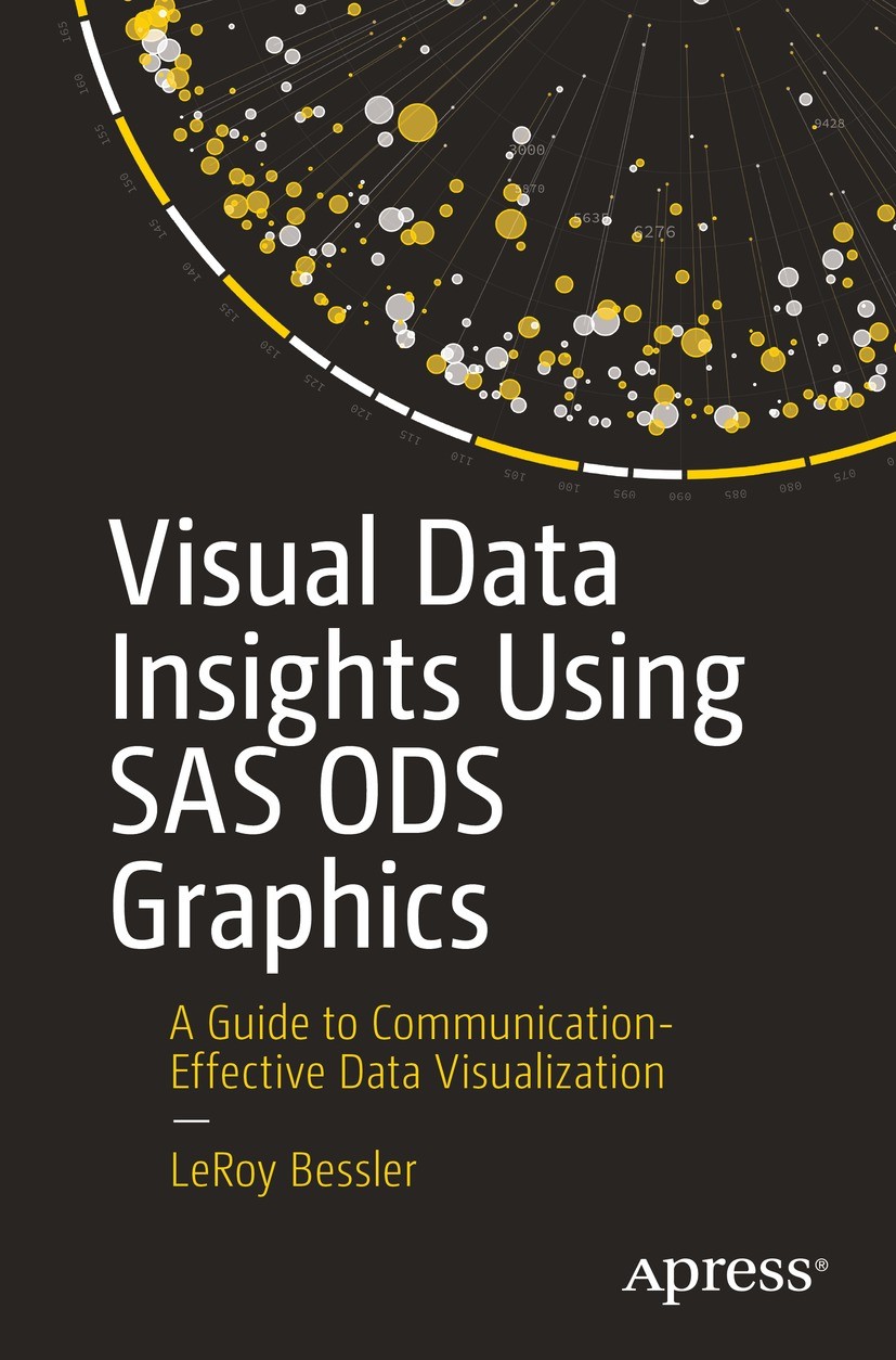 Titlebook: Visual Data Insights Using SAS ODS Graphics; A Guide to Communica LeRoy Bessler Book 2023 LeRoy Bessler 2023 Data Visualization.Information Titlebook: Visual Data Insights Using SAS ODS Graphics; A Guide to Communica LeRoy Bessler Book 2023 LeRoy Bessler 2023 Data Visualization.Information