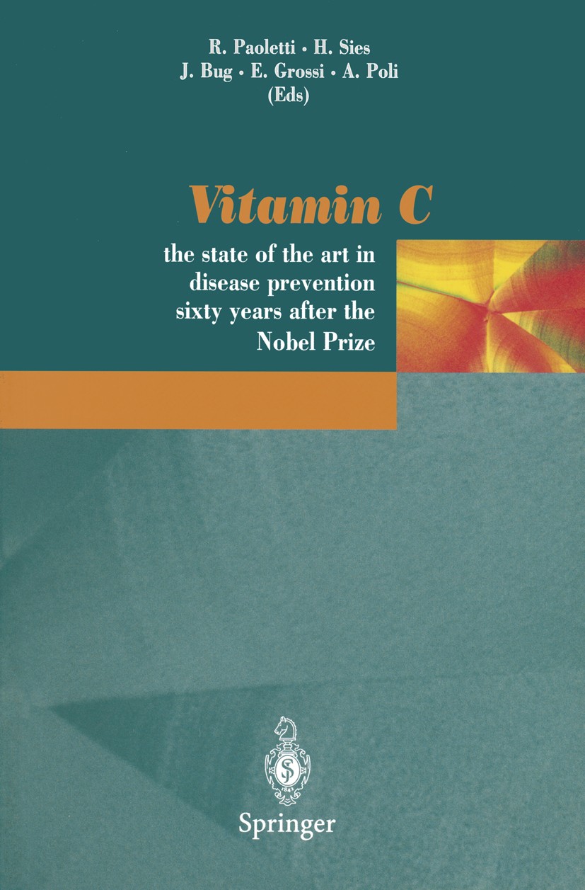 Titlebook: Vitamin C; The state of the art Rodolfo Paoletti,Helmut Sies,Andrea Poli Conference proceedings 1998 Springer-Verlag Italia, Milano 1998 Ap Titlebook: Vitamin C; The state of the art Rodolfo Paoletti,Helmut Sies,Andrea Poli Conference proceedings 1998 Springer-Verlag Italia, Milano 1998 Ap