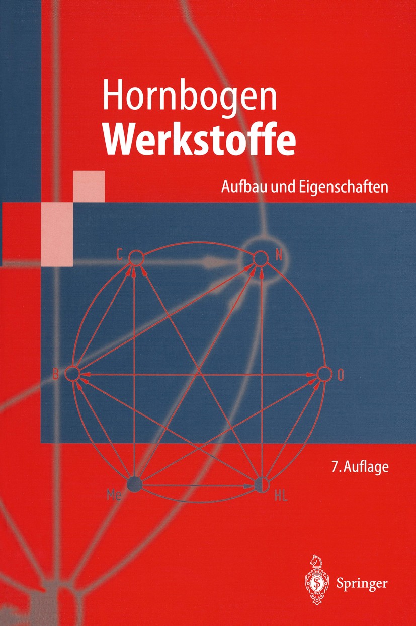 Titlebook: Werkstoffe; Aufbau und Eigenscha Erhard Hornbogen Textbook 20027th edition Springer-Verlag Berlin Heidelberg 2002 Einheiten.Keramik.Kunstst Titlebook: Werkstoffe; Aufbau und Eigenscha Erhard Hornbogen Textbook 20027th edition Springer-Verlag Berlin Heidelberg 2002 Einheiten.Keramik.Kunstst
