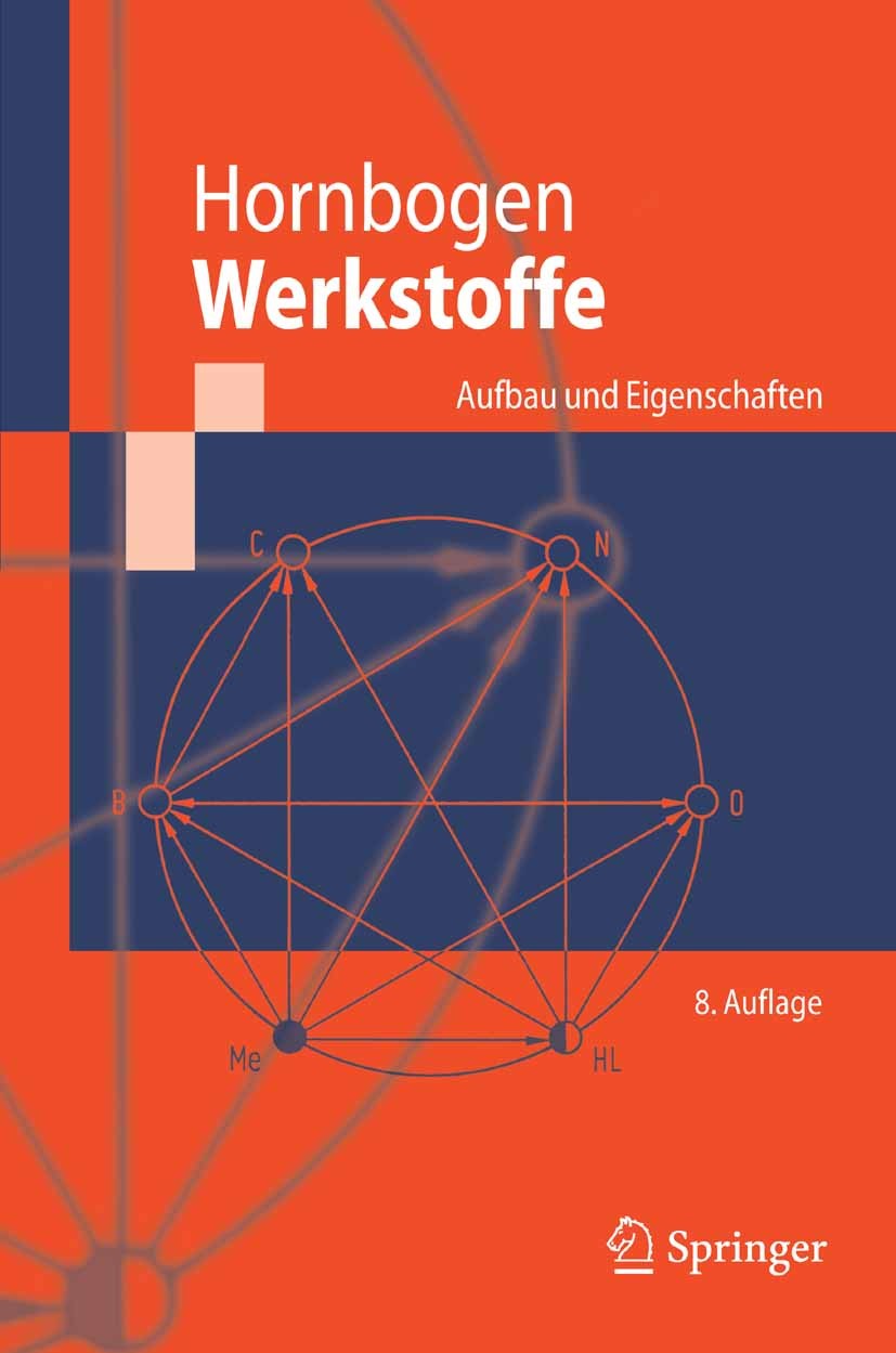 Titlebook: Werkstoffe; Aufbau und Eigenscha Erhard Hornbogen Textbook 20068th edition Springer-Verlag Berlin Heidelberg 2006 Kunststoff.Materialwissen Titlebook: Werkstoffe; Aufbau und Eigenscha Erhard Hornbogen Textbook 20068th edition Springer-Verlag Berlin Heidelberg 2006 Kunststoff.Materialwissen